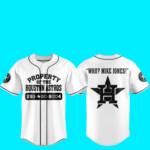 Property Of The Houston Astros Who Mike Jones Jersey 2025