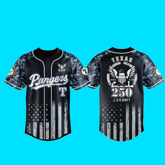 Rangers 250th US NAVY Jersey 2025