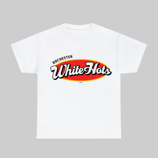 Rochester White Hots White Wordmark Tee Shirt