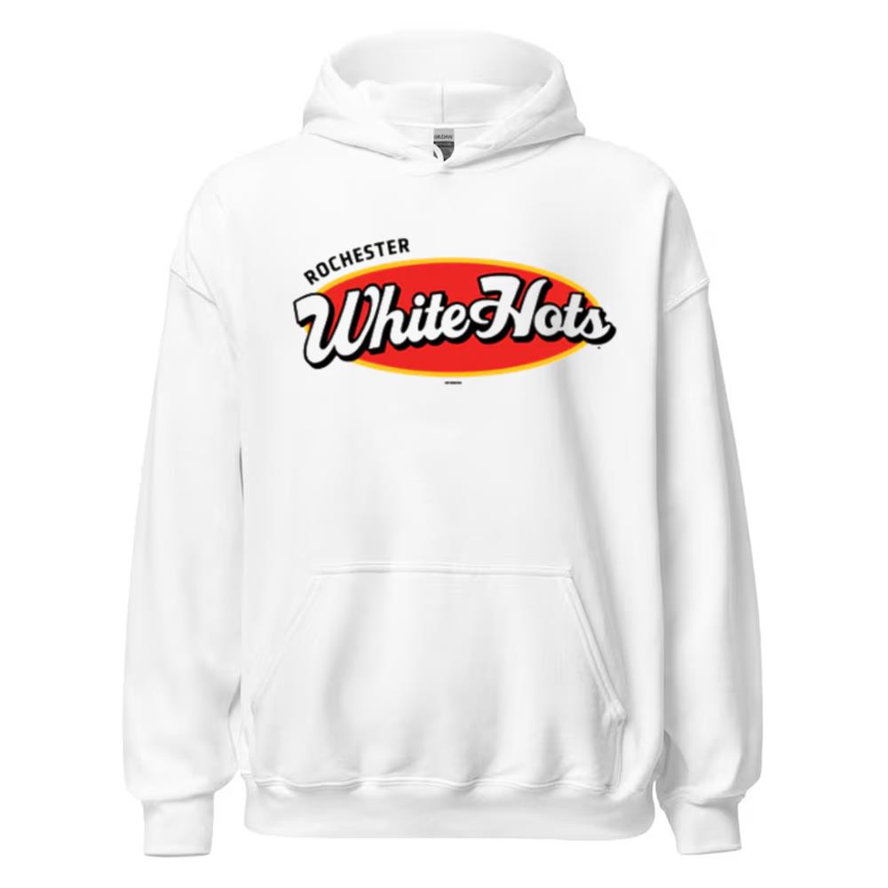 Rochester White Hots White Wordmark Tee Shirt