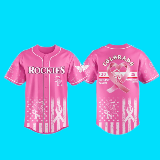 Rockies Colorado 2025 Special Breast Cancer Awareness Month Jersey