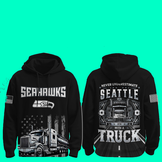Seattle Seahawks Truck Driver Appreciation Night Game Hoodie