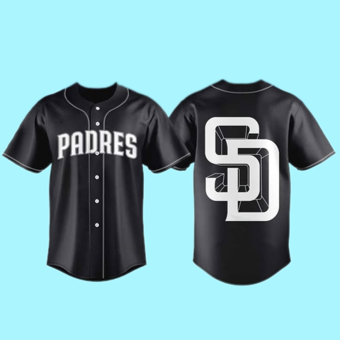 San Diego Padres Back In Black 2025 Jersey