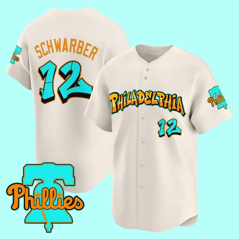 Schawarber Phillies Philadelphia 2025 Jersey