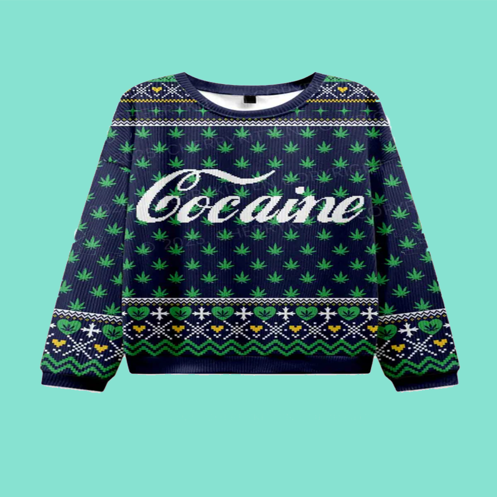 Special Cola Y2K Christmas Knit Sweatshirt