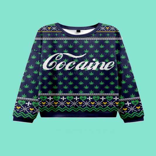 Special Cola Y2K Christmas Knit Sweatshirt
