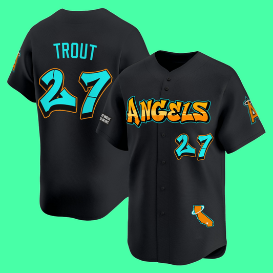 Trout Angeles Graffiti 2025 Jersey