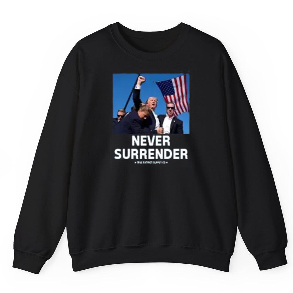 Trump Never Surrender Charlie Kirk 2025 Shirt