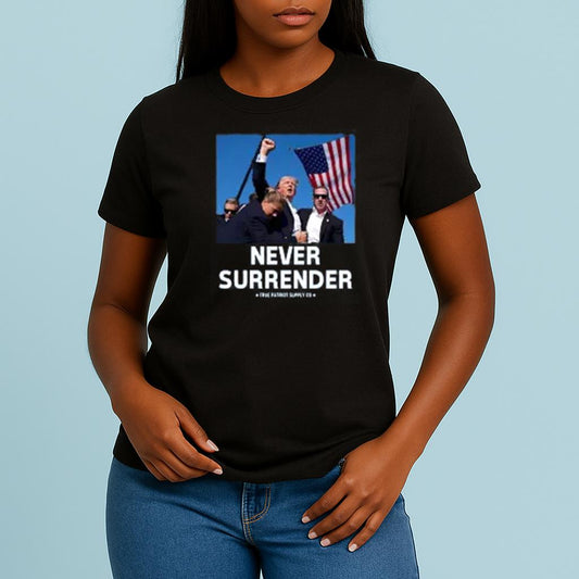 Trump Never Surrender Charlie Kirk 2025 Shirt