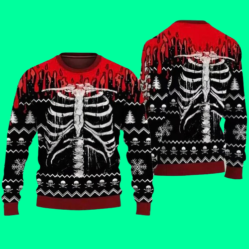 Ugly Halloween Christmas 2025 Sweater