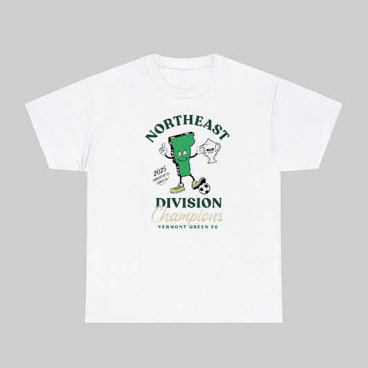 Vermont Green Fc Division Northeast 2025 Undefeated Season Champions Shirt