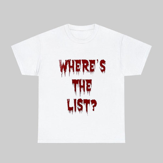 Where's The List 2025 Shirt