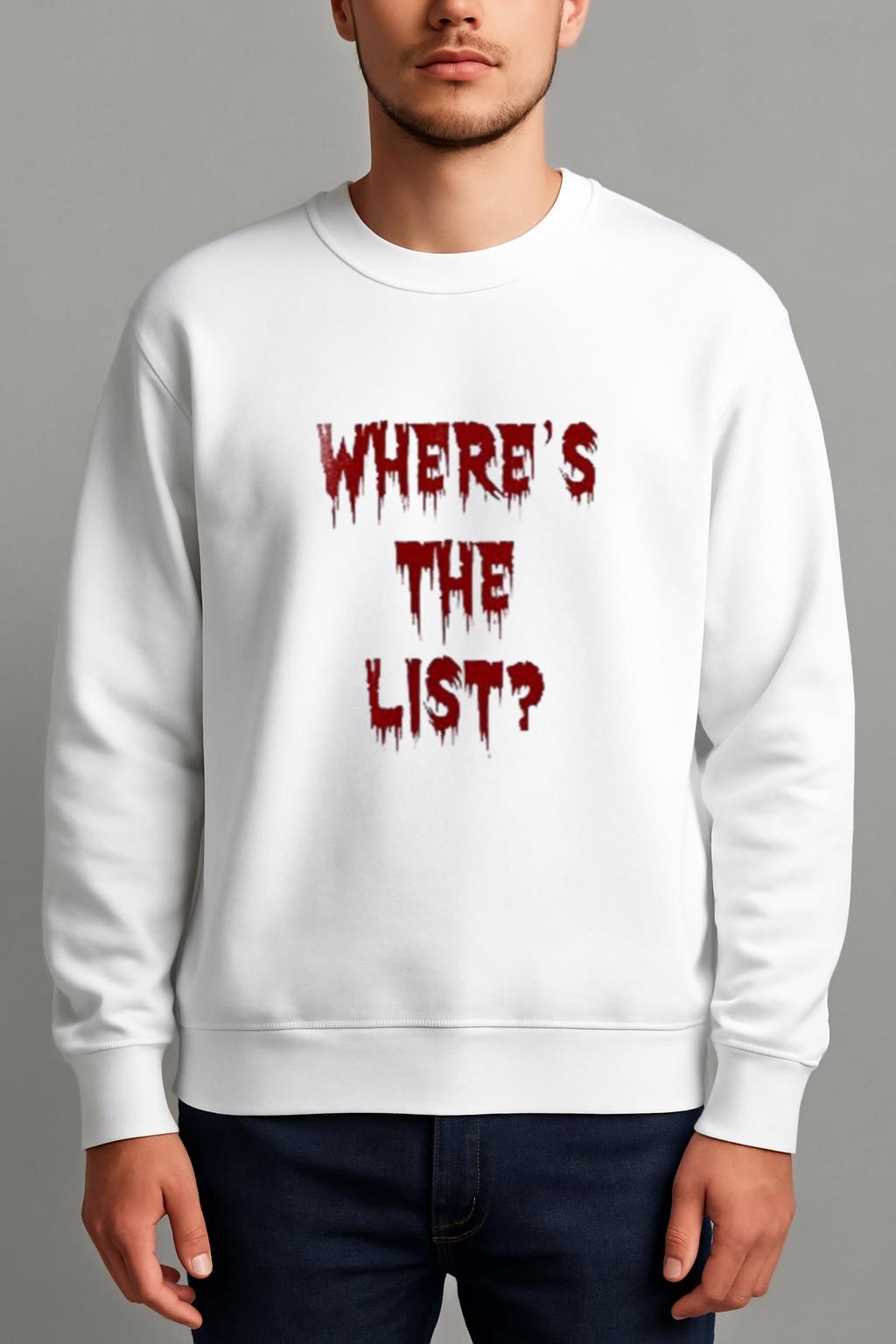 Where's The List 2025 Shirt