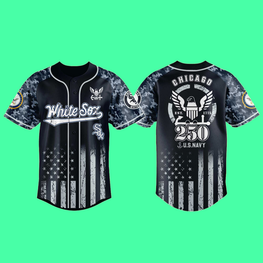 White Sox 250th US NAVY Jersey 2025