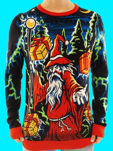 Wizard Santa Ugly Christmas 2025 Sweater