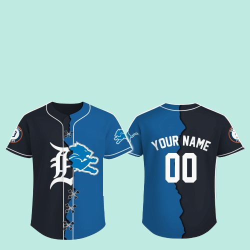 Your Name 00 Tigers x Detroit Lionsl Jersey 2025