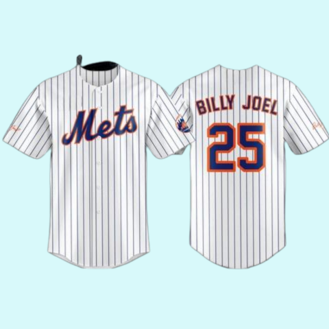 NY Mets Billy Joel Jersey 2025